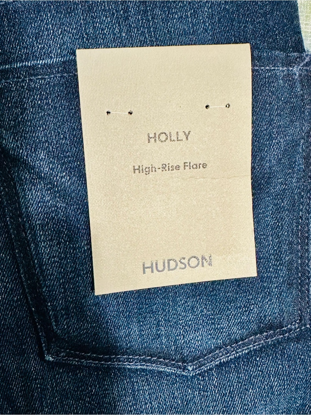 NWT Hudson Holly High Rise Flare Jeans Dark Wash Bell Bottom Denim Size 25 - Picture 5 of 6